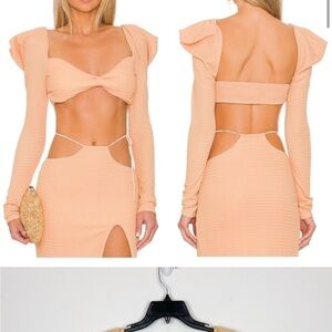 Lovers + Friends In the Moment Crop Top and Midi Skirt